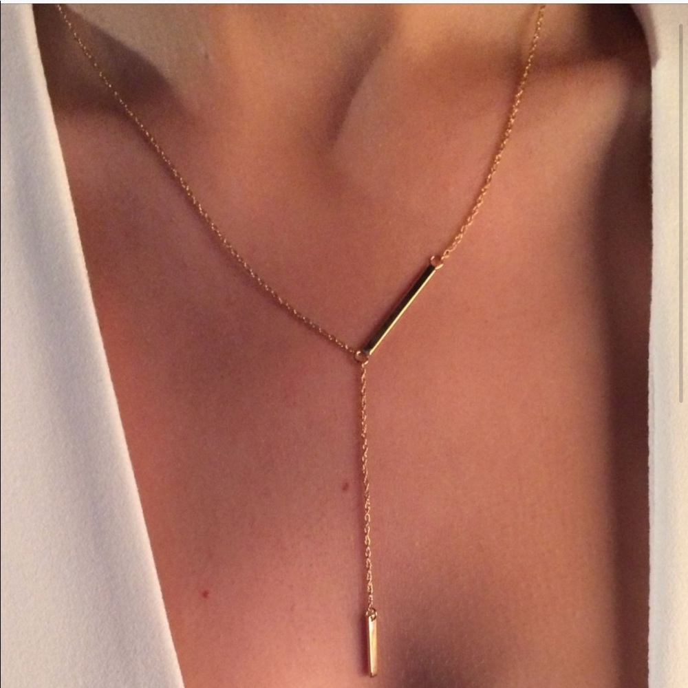*Never Worn* Jennifer Zeuner Petra Lariat Necklace